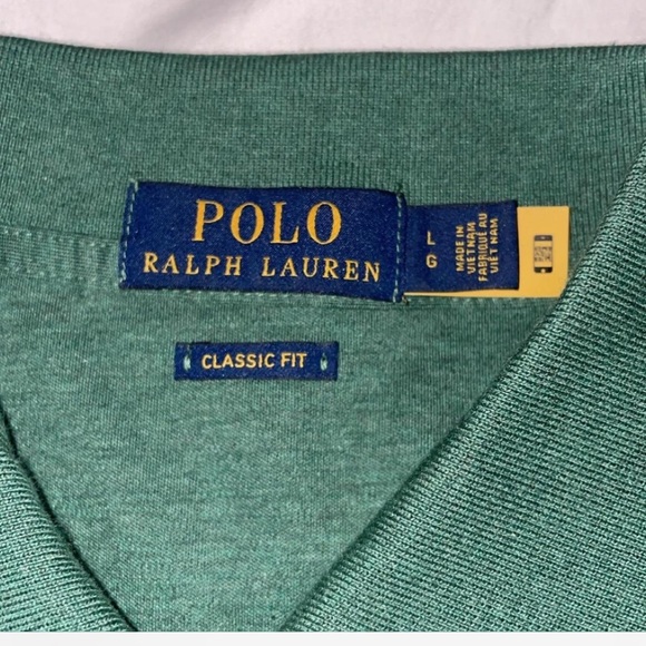 POLO RALPH LAUREN GREEN POLO - Picture 3 of 3